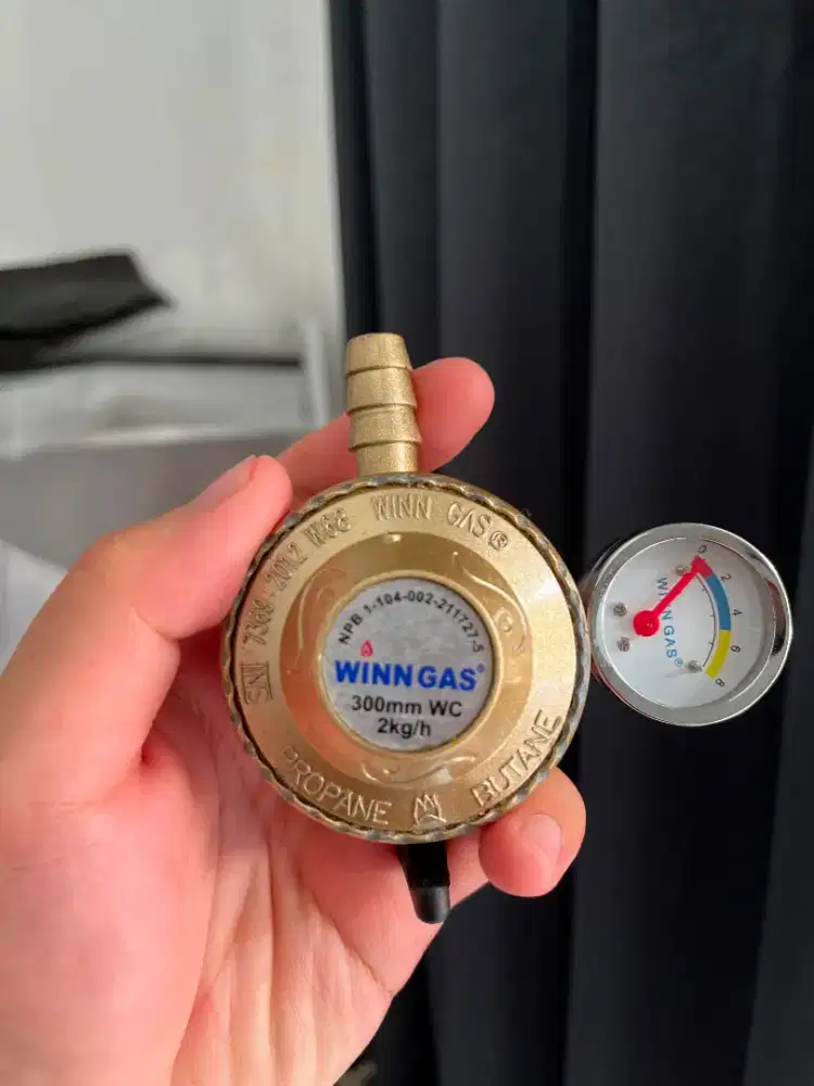 REGULATOR GAS WINNGAS W68 GAS MELON REGULATOR + METER RM