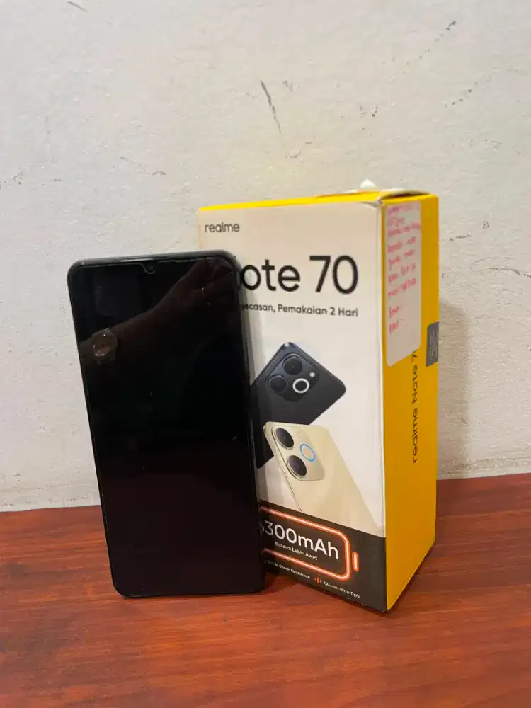 JUAL HP SECOND REALME NOTE 70 4/64