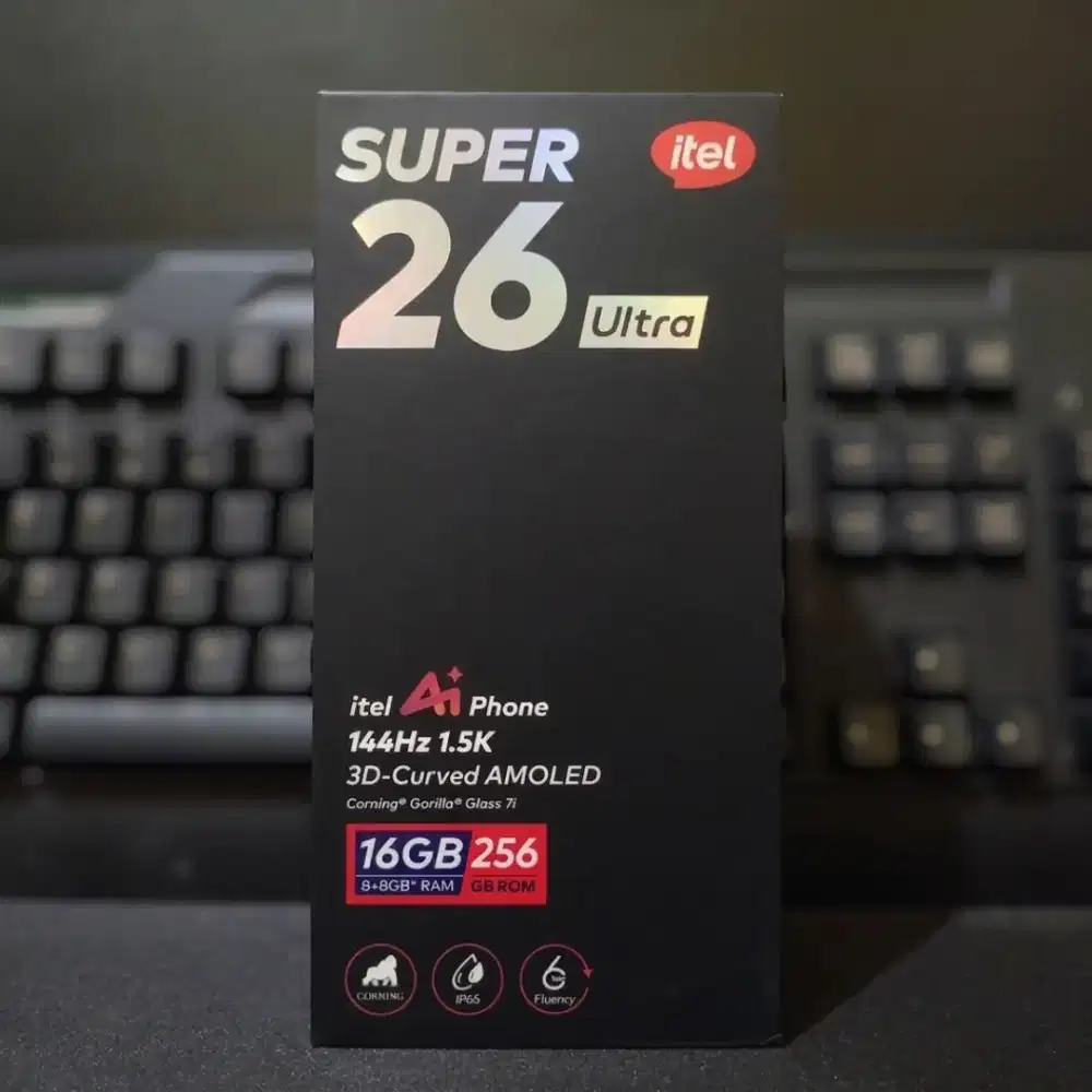 Itel Super S26 Ultra Ram 8/256 GB Segel Garansi Resmi