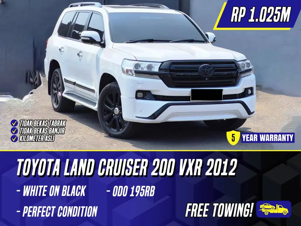 Toyota Land Cruiser 200 VXR 2012 White on Beige Putih LC LC200 200VXR