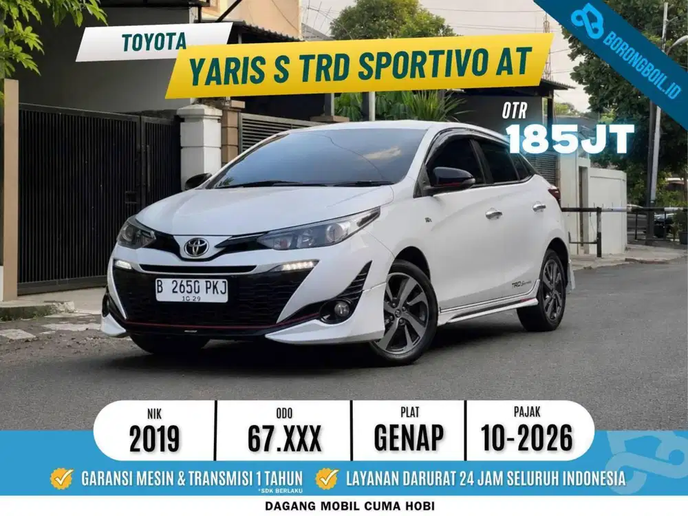 TERMURAH || Toyota Yaris 1.5 S TRD AT 2019 Putih