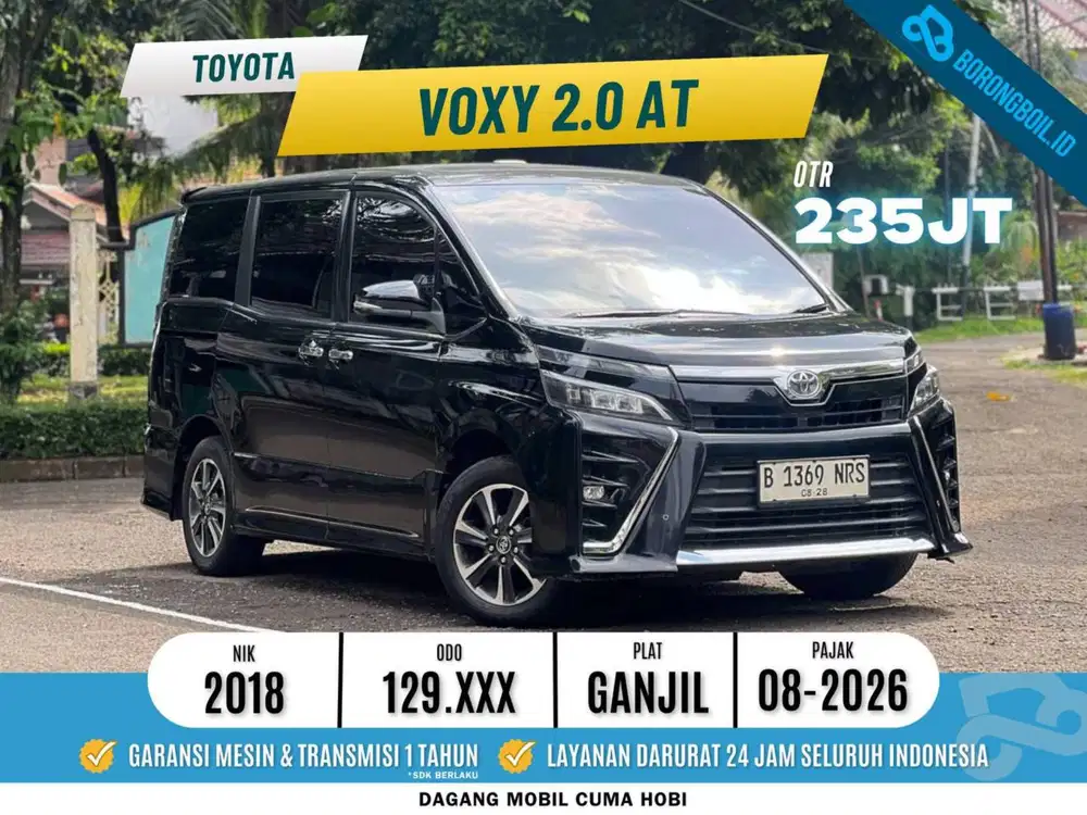 TERMURAH || Toyota Voxy 2.0 AT 2018 Hitam