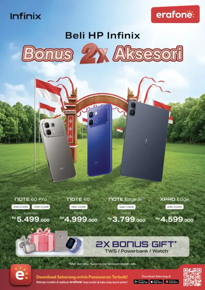 Infinix baru segel Eraf0n Ceger