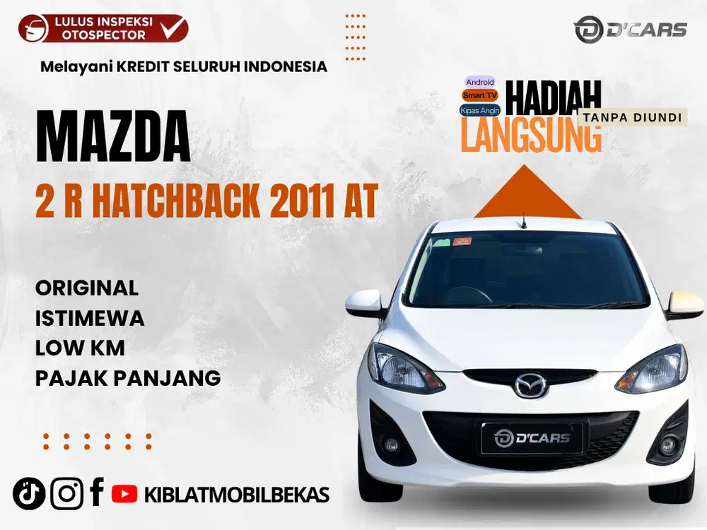 DIJUAL MAZDA 2 R MATIC 2011 ORIGINAL