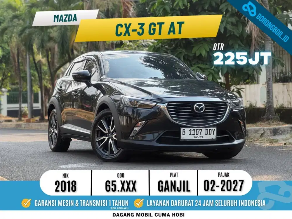 TDP 10 JUTA || Mazda CX-3 2.0 GT at 2018 Jet Black Mica