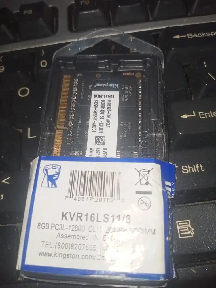 Ram laptop ddr3 8gb 1 keping