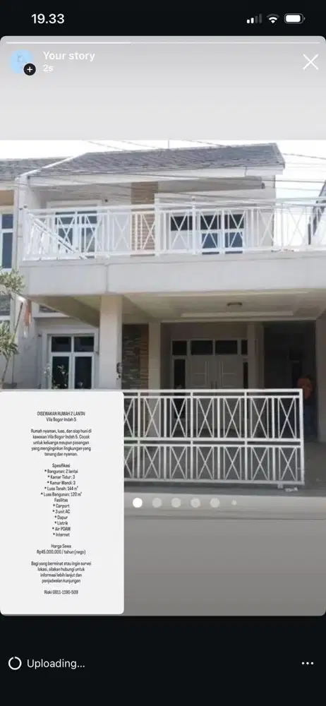 Dikontrakan pertahun di bogor