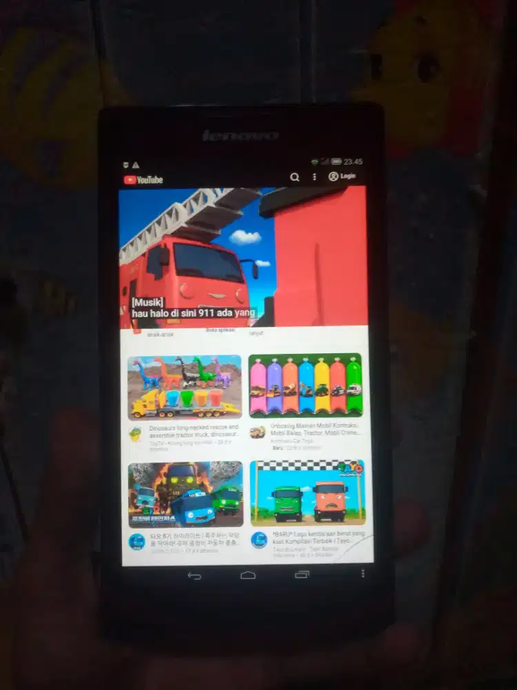 Tablet Lenovo bs telp sms.musik + dus ada. normal .dijaksel