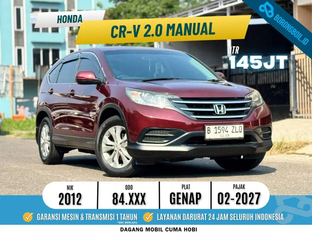 LOW KM || Honda CRV 2.0 MT Merah 2012