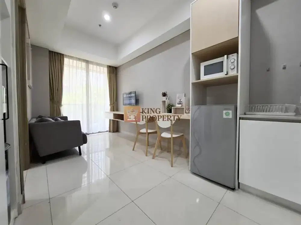 Paling Murah Siap Jual Rugi! Dijual Apartemen Taman Anggrek Residences 1BR Furnish Interior Modern Nyaman Siap Huni Terhubung Mall TA Di Tanjung Duren