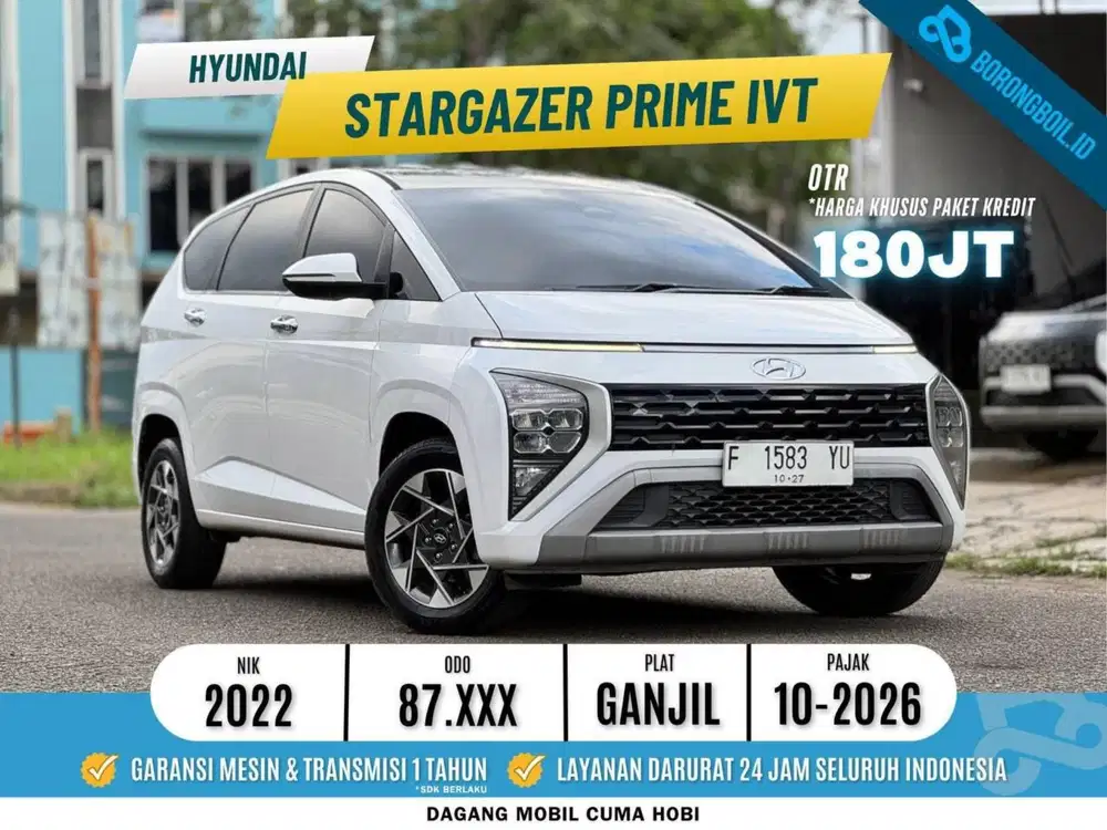 TERMURAH || Hyundai Stargazer Prime AT Non Capt Seat