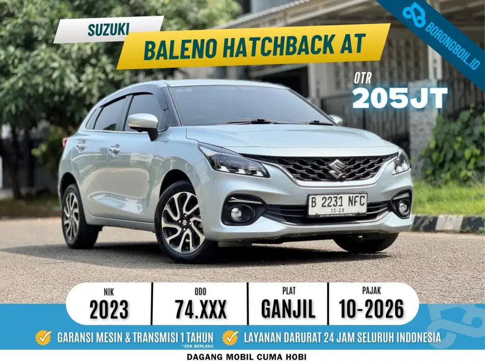 TERMURAH || Suzuki Baleno Hatchback AT Silver Metalik 2023