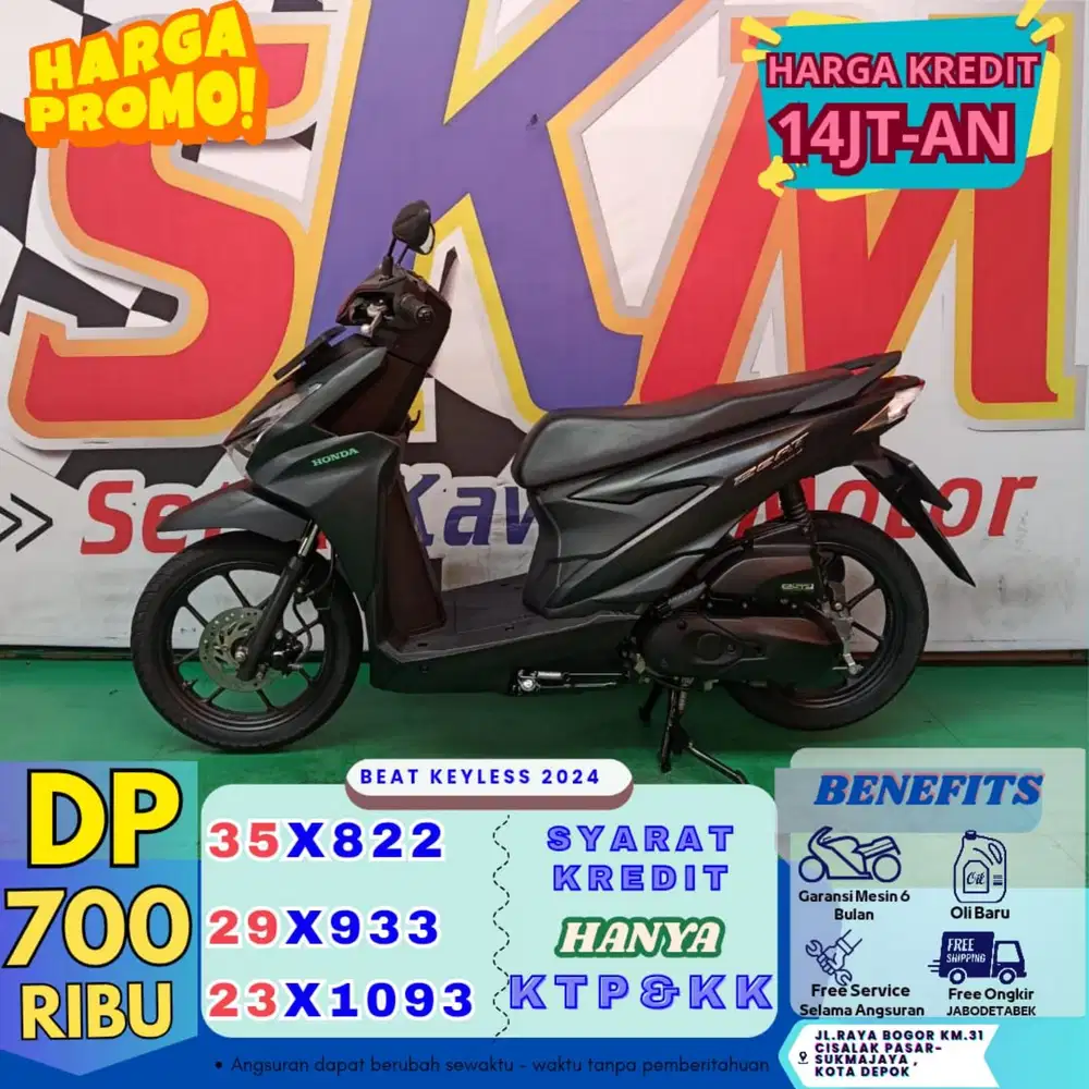 ( beat dlx 2024 dp:700 proses 1hari cash credit