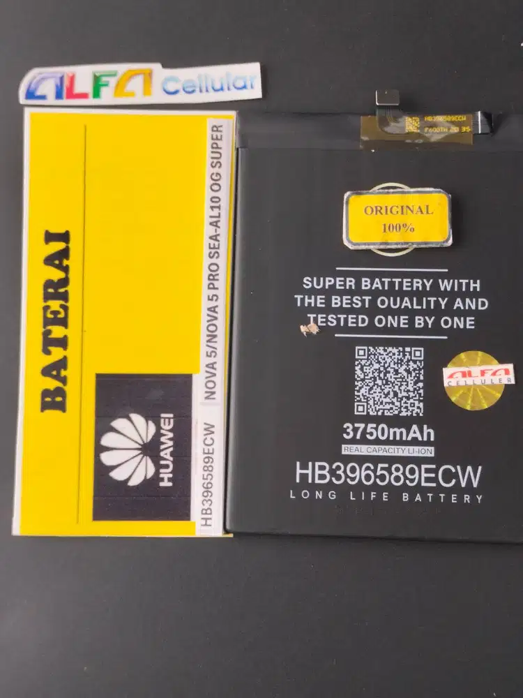 BATERAI HUAWEI NOVA 5 /HUAWEI NOVA 5 PRO SEA-AL10 (HB396589ECW)