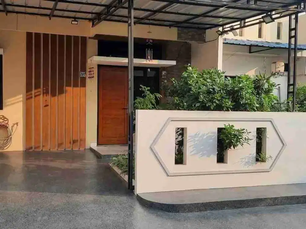 jual cepat tanah hoek rumah 2 lantai