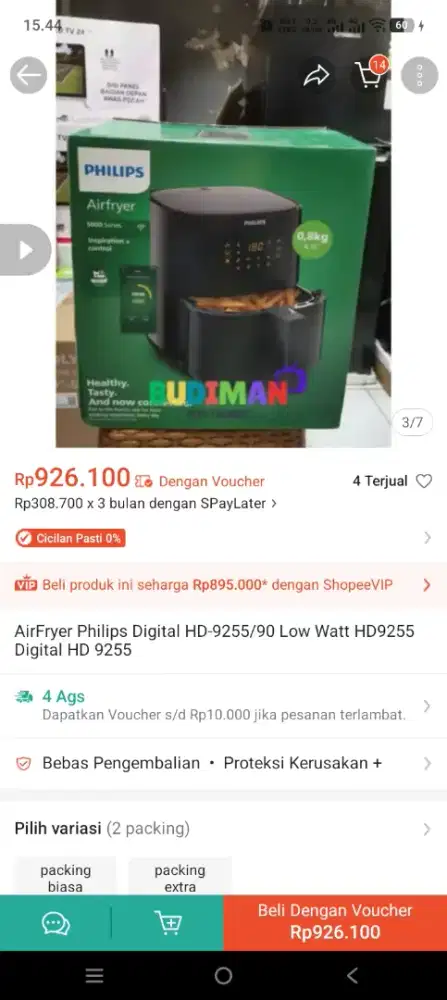 Jual airfrayer kondisi baru