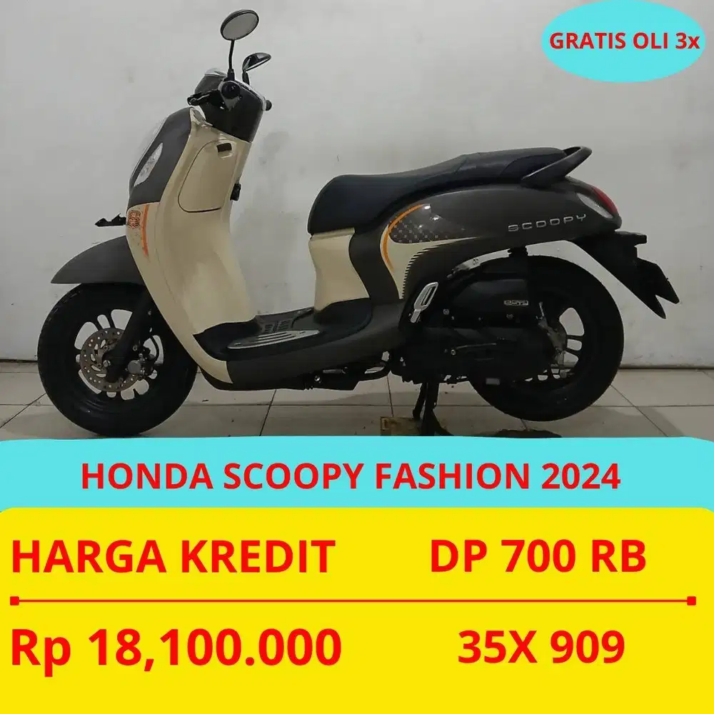 HONDA SCOOPY FASHION 2024 DP MURAH 700 RIBU GUYSS