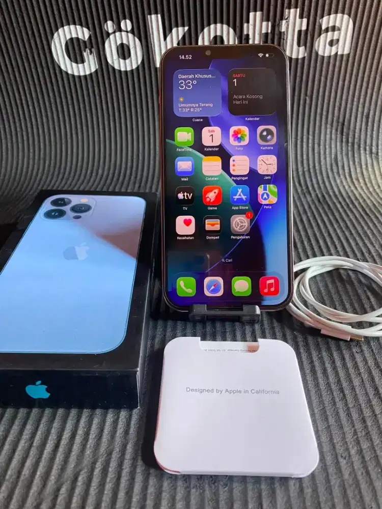 Iphone 13 Pro Max 128gb blue inter all operator fulset mulus nominus