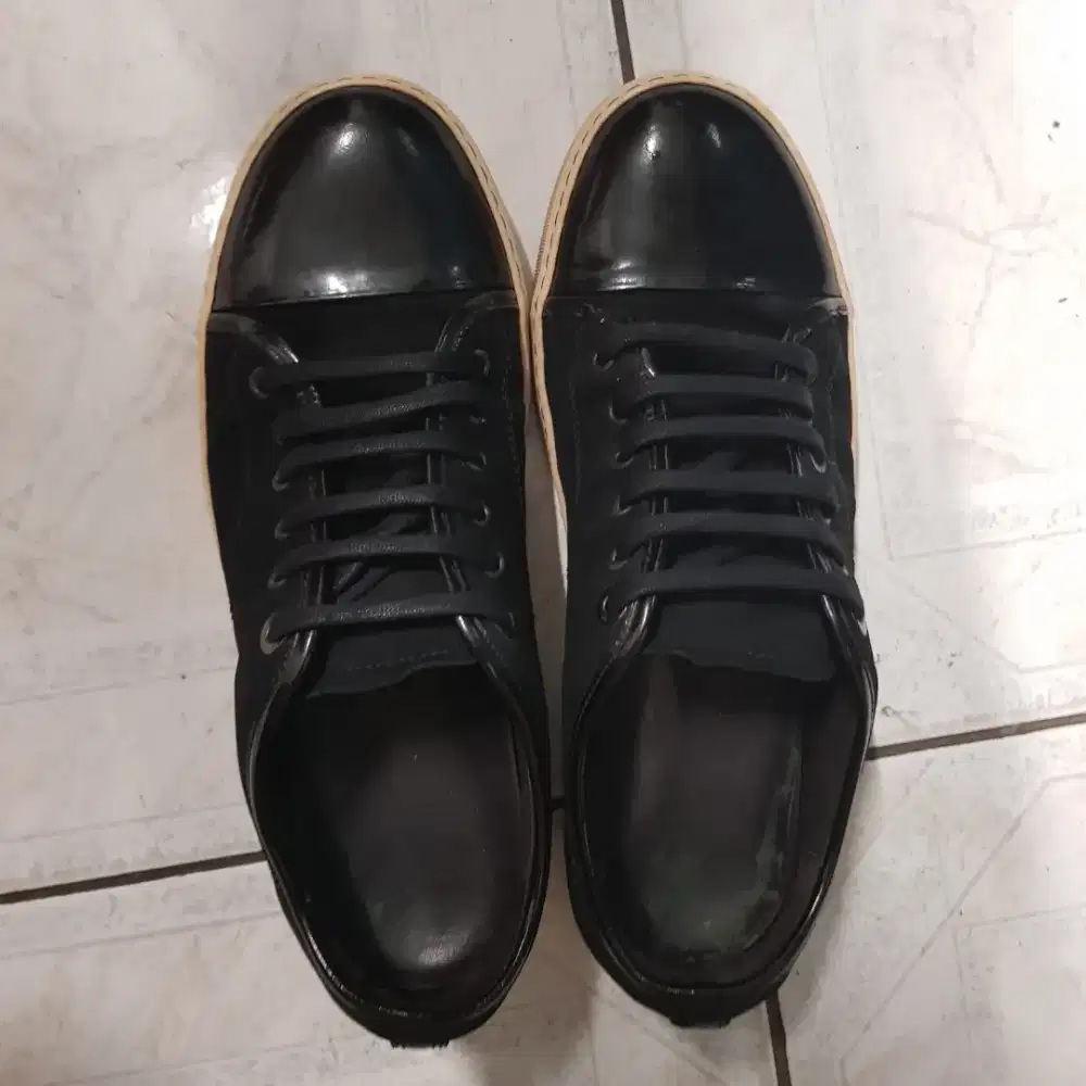 Lanvin DBB1 Cap Toe Sneaker Black