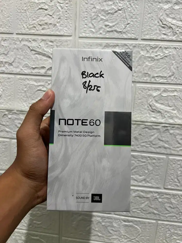 infinix note 60 8/256gb segel resmi