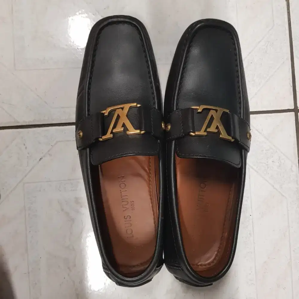 Louis Vuitton Monte Carlo Moccasin Black