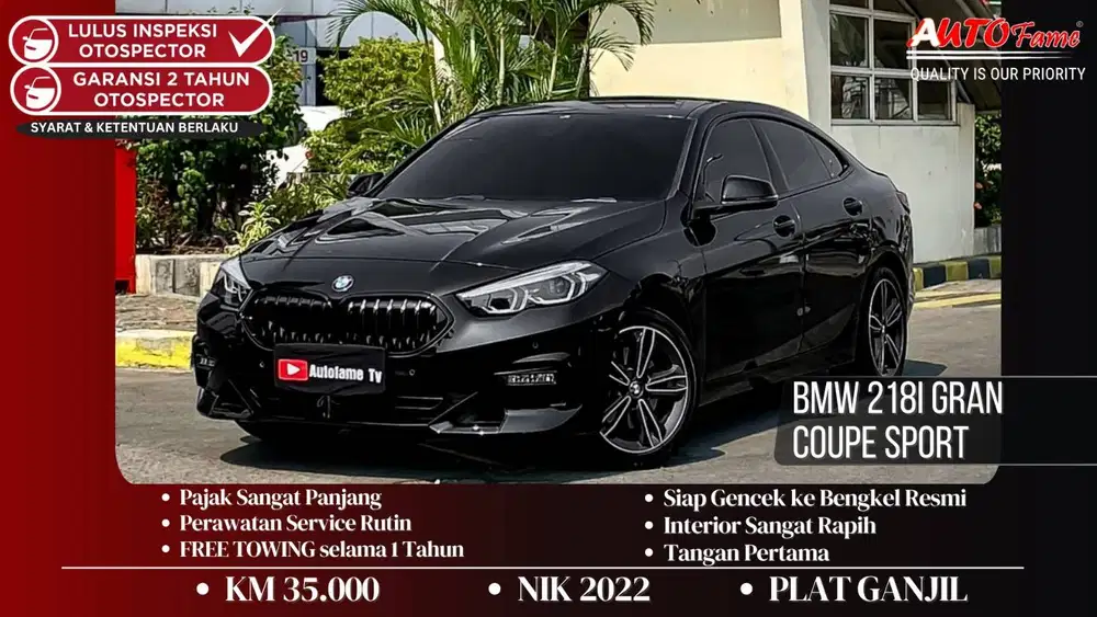 BMW 218i Gran Coupe Sport NIK 2022