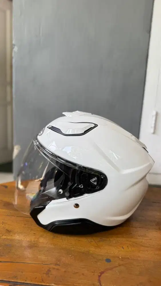 HJC I31 White Glossy Double Visor