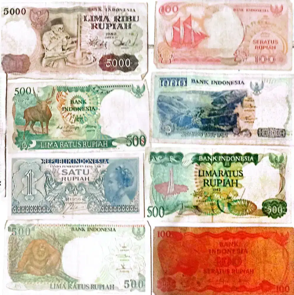 Uang lama atau kuno indonesia,Singapore danalaysia