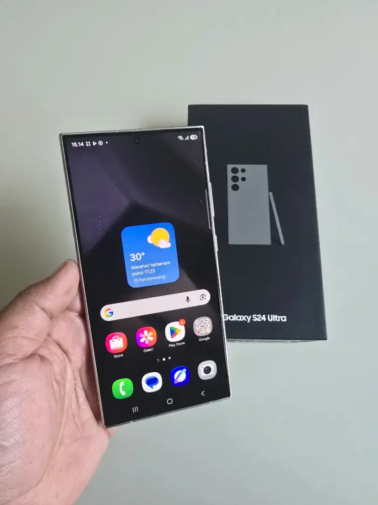 Samsung S24 Ultra 5G 12/256 SEIN Resmi Indo Fullset Normal Murah