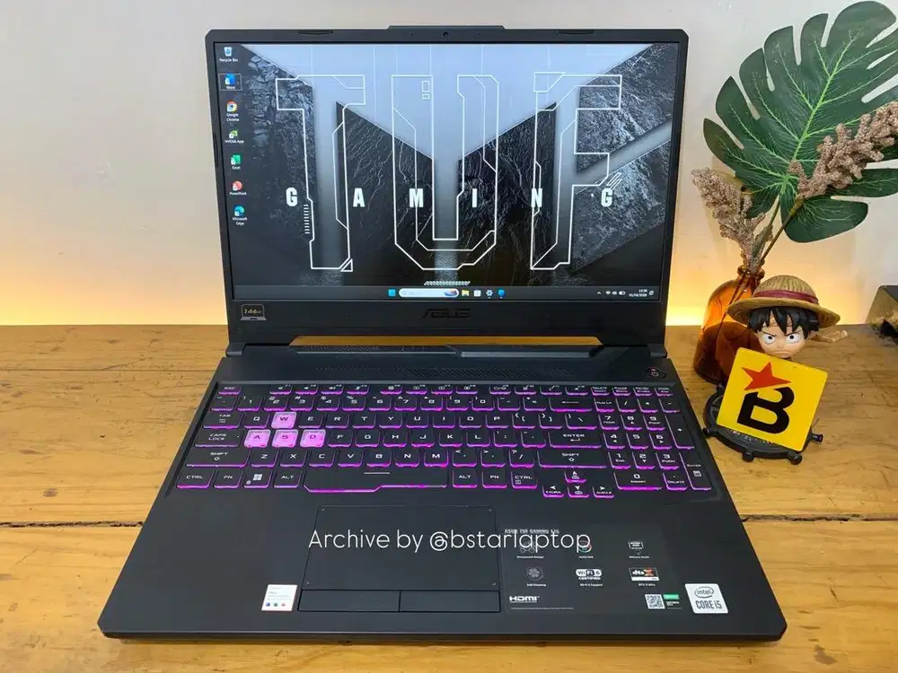 Laptop Gaming Asus Tuf Gaming F15 Core i5 gen10 Nvidia GTX 1650 4gb