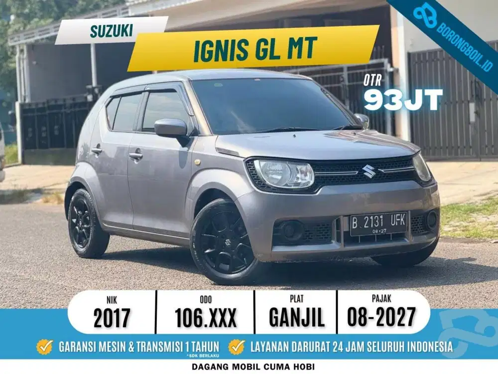 TDP 5 JUTA || Suzuki Ignis GL MT Glistening Grey 2017