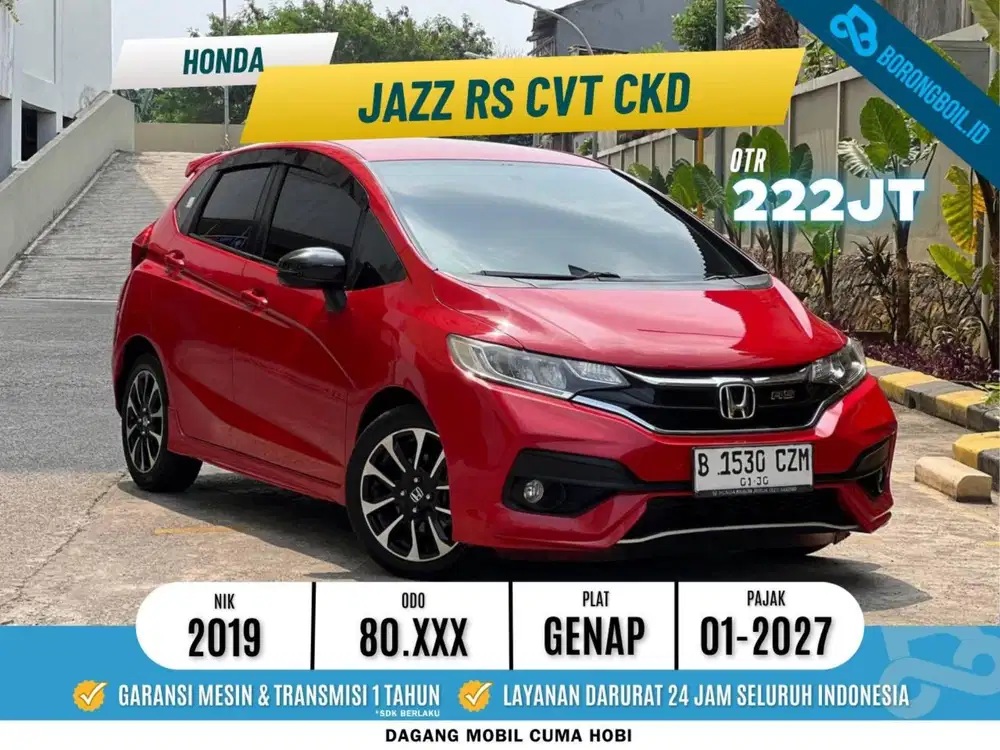 Honda Jazz 1.5 RS CVT CKD 2019 Pajak Panjang