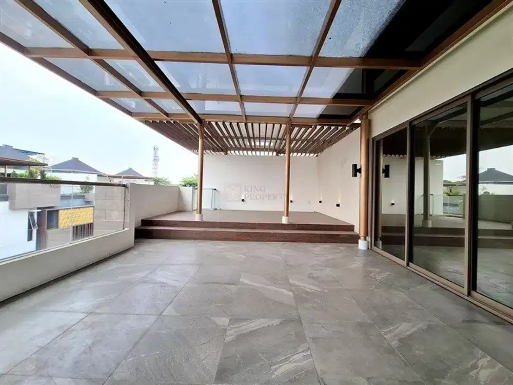 Rumah Modern dengan Desain Elegan, Disewakan Rumah3 lantai di Puri 11 cluster heritage furnish siap huni akses mudah kemana saja lokasi strategis