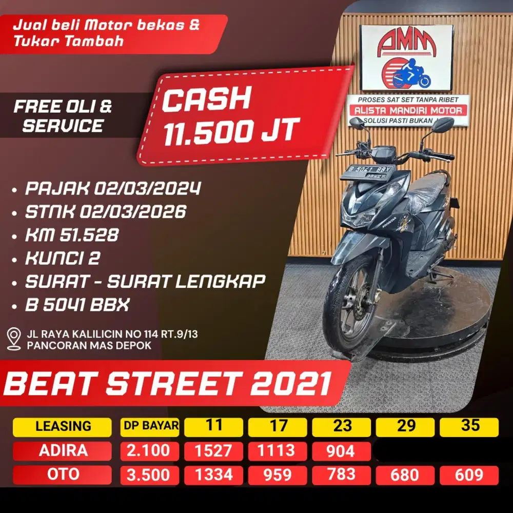 BEAT STREET 2021 KUNCI 2 CASH / KREDIT ALISTA