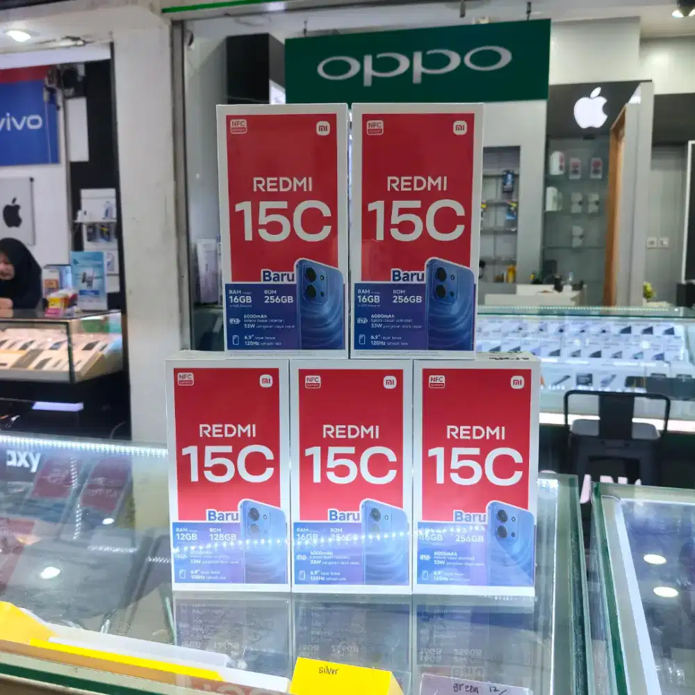 Xiaomi Redmi 15C 6/128 8/256 Baru Segel Garansi Resmi