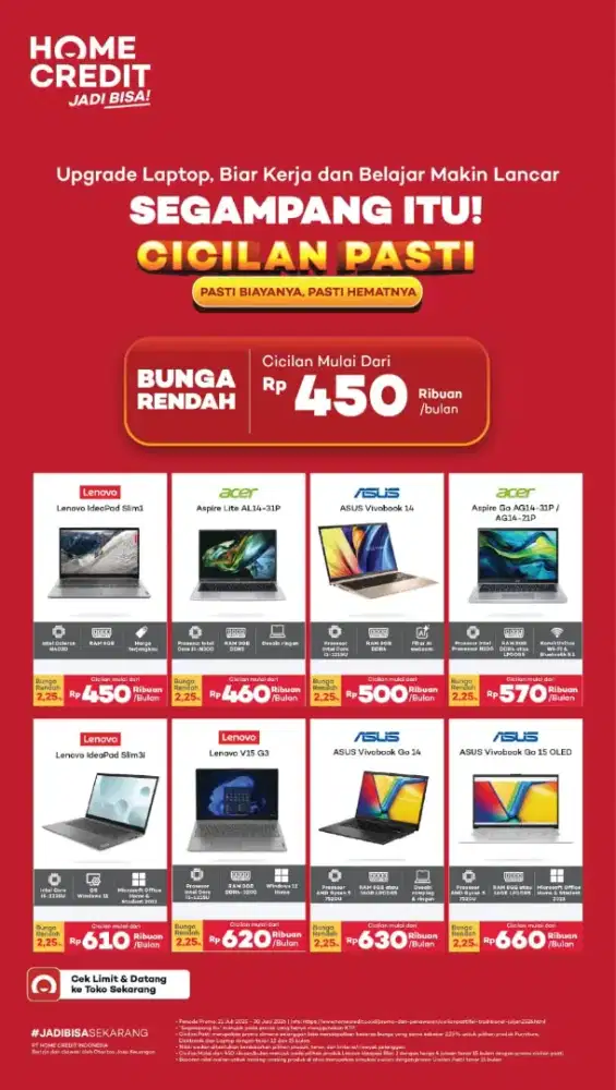Cicilan bunga ringan