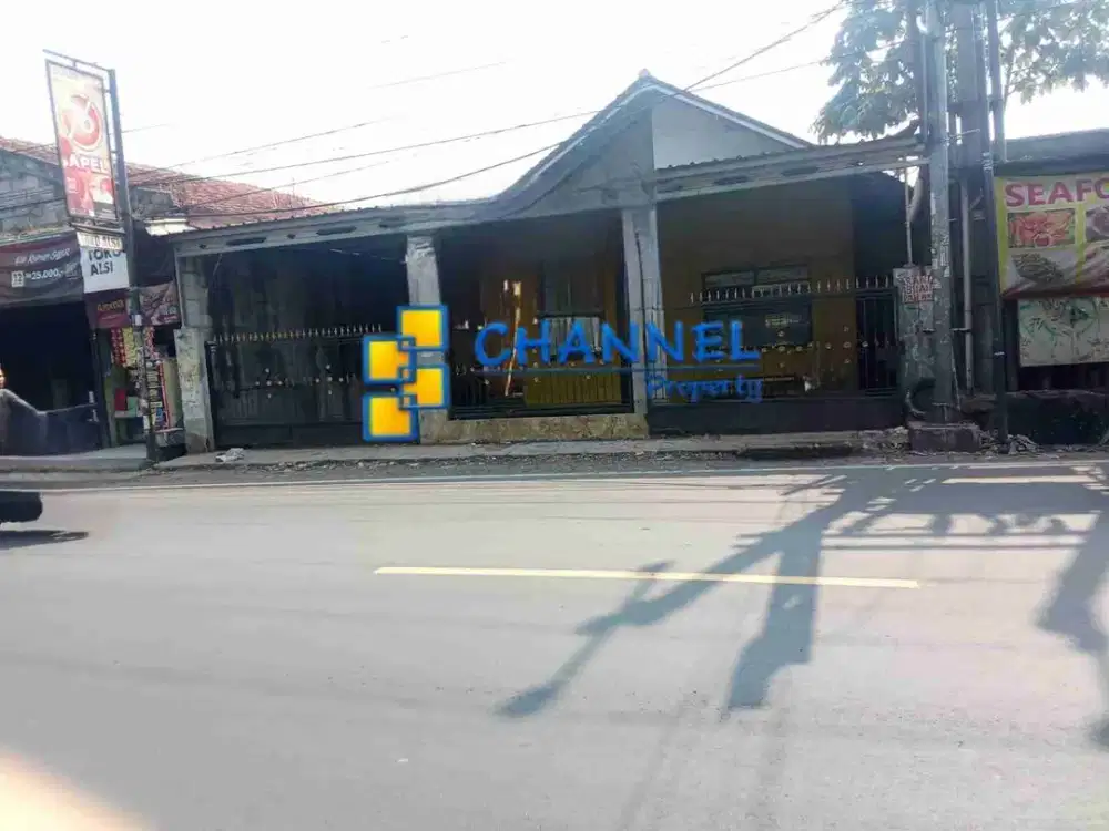 JUAL Lahan Tanah Strategis Pinggir Jalan Nasional Cocok untuk Usaha, Cibanteng Bogor, Nn