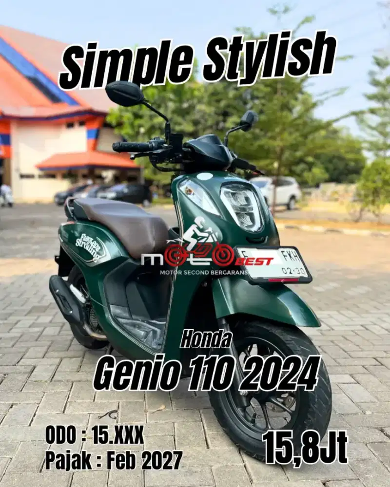 Cash Only Honda Genio 110cc CBS ISS 2024