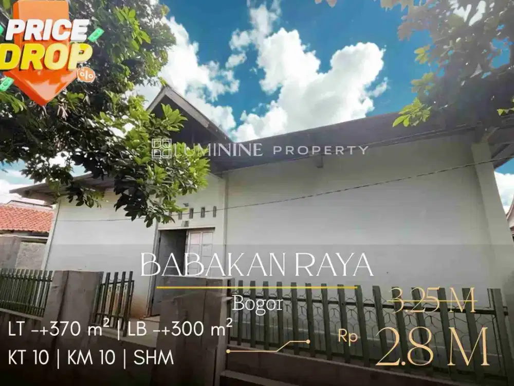 DIJUAL RUMAH KOST KHUSUS PRIA DI BABAKAN RAYA, BOGOR