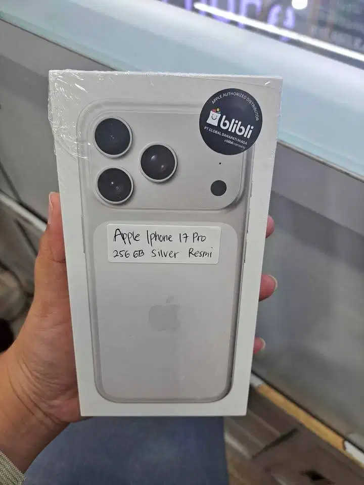 IPhone 17 Pro 256GB Silver New Segel Garansi Resmi Indonesia