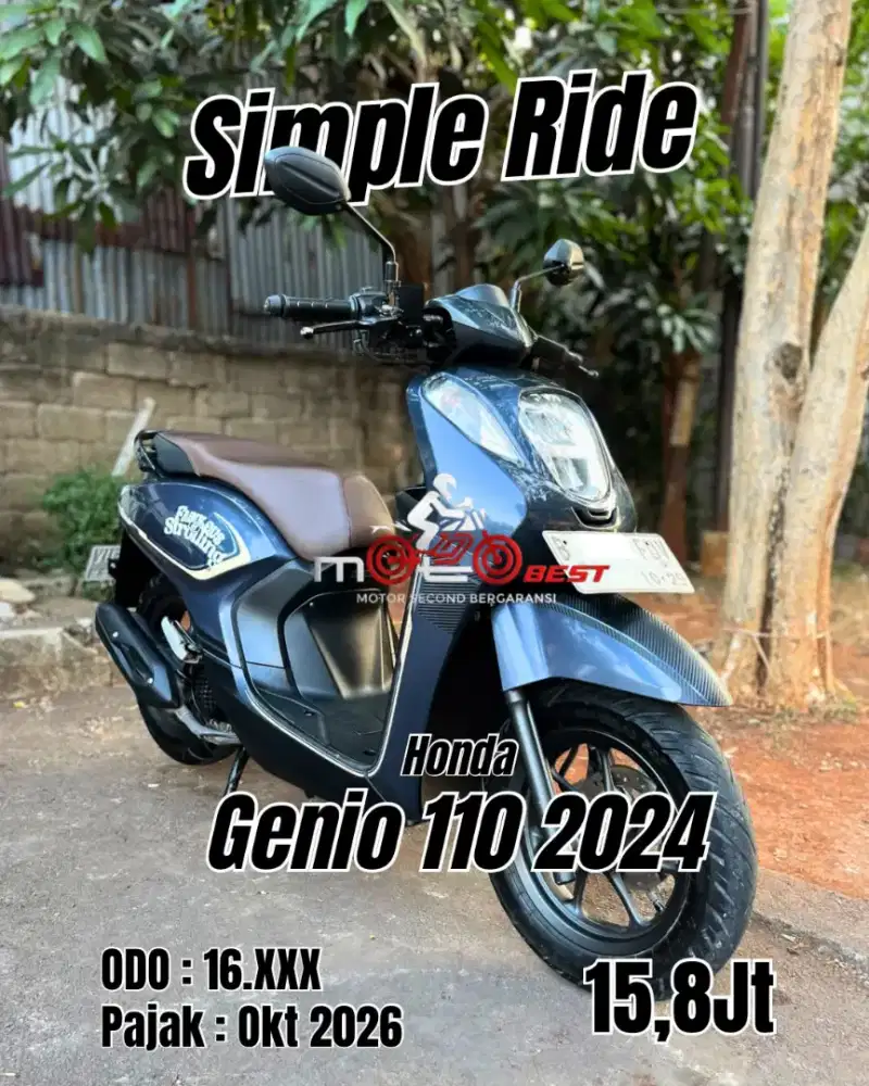Cash Only Honda Genio 110cc CBS ISS 2024