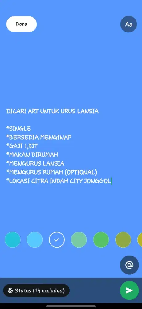 DIBUTUHKAN ART UNTUK URUS LANSIA