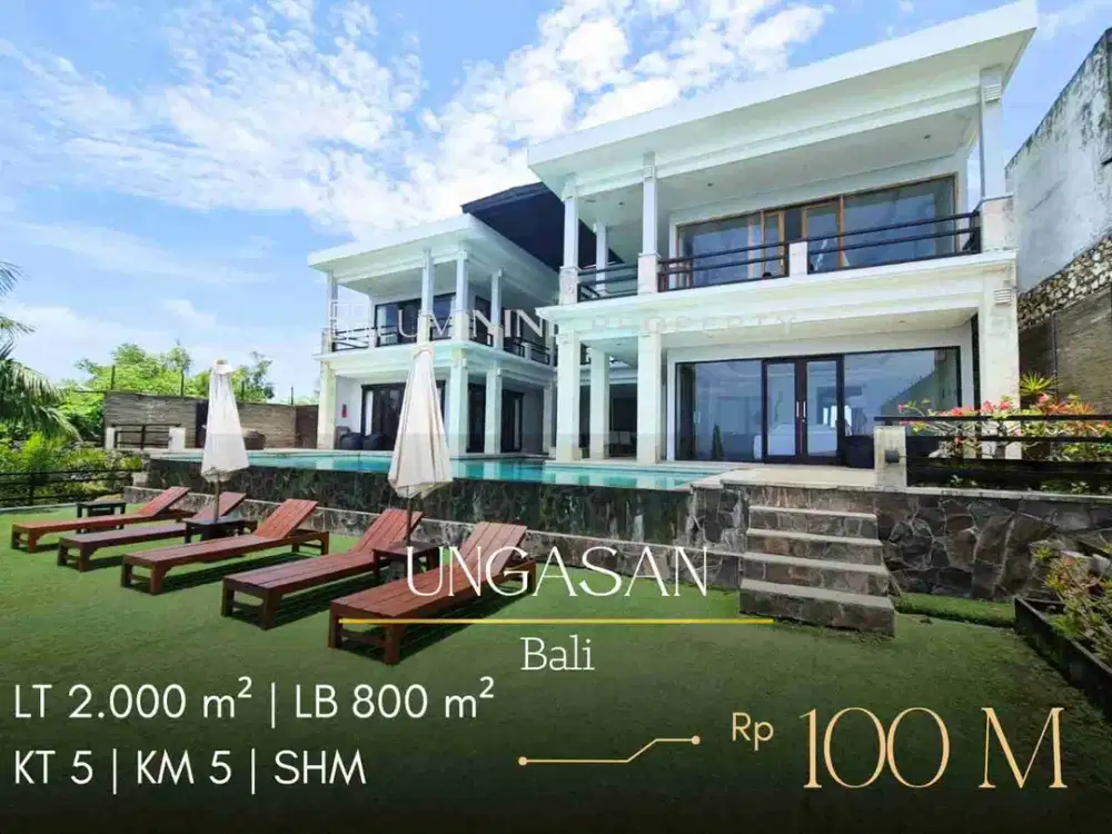 DIJUAL VILLA SUPER LUXURY BERADA DI PUNCAK CLIFT DI UNGASAN, BALI