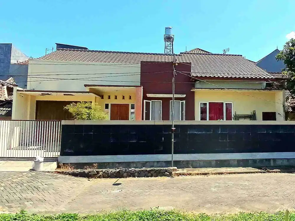 Rumah 90% jadi, bangunan kokoh, pindah luar kota, Hitung tanah (bonus bangunan)