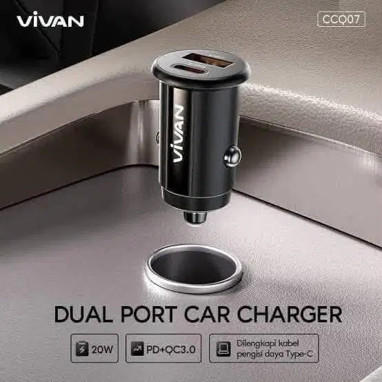 Car Charger Vivan CCQ07