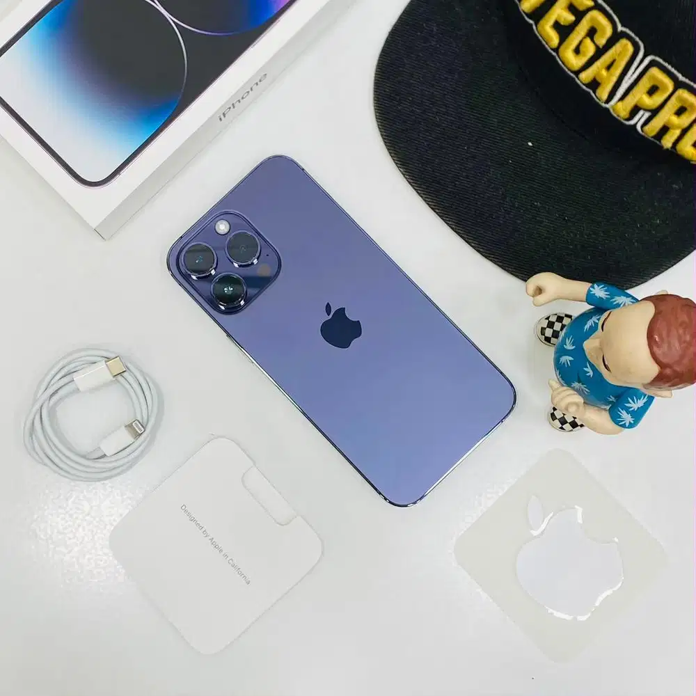 Second iphone 14 promax,256gb deep purpel,bh 100% ex ibox