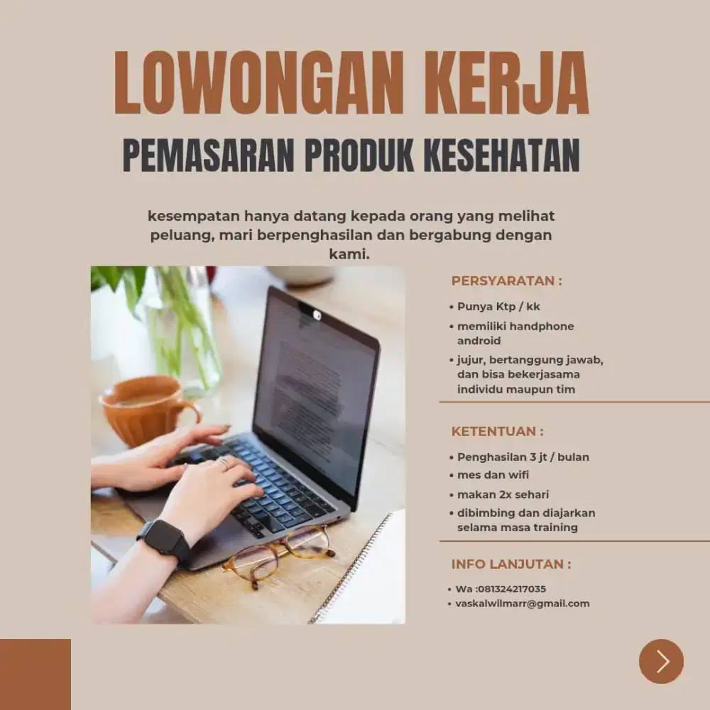 Lowongan pekerjaan modal ktp
