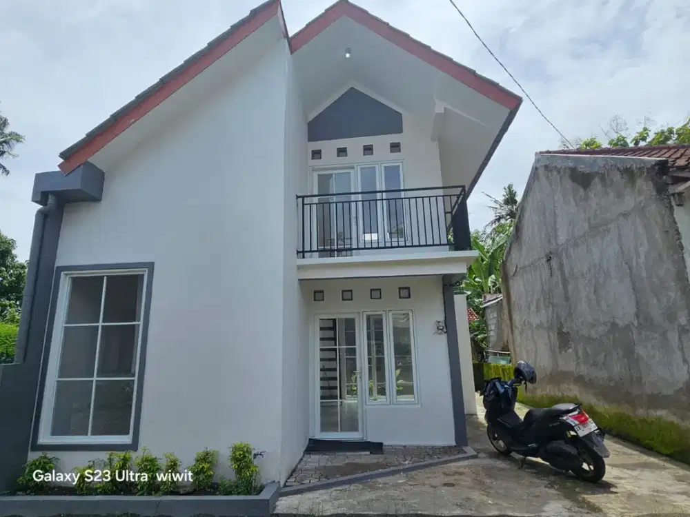 Rumah 2 Lantai Mezanine Sisa 1 Unit Harga Rp365 Juta Dekat Pantai Goa Cemara