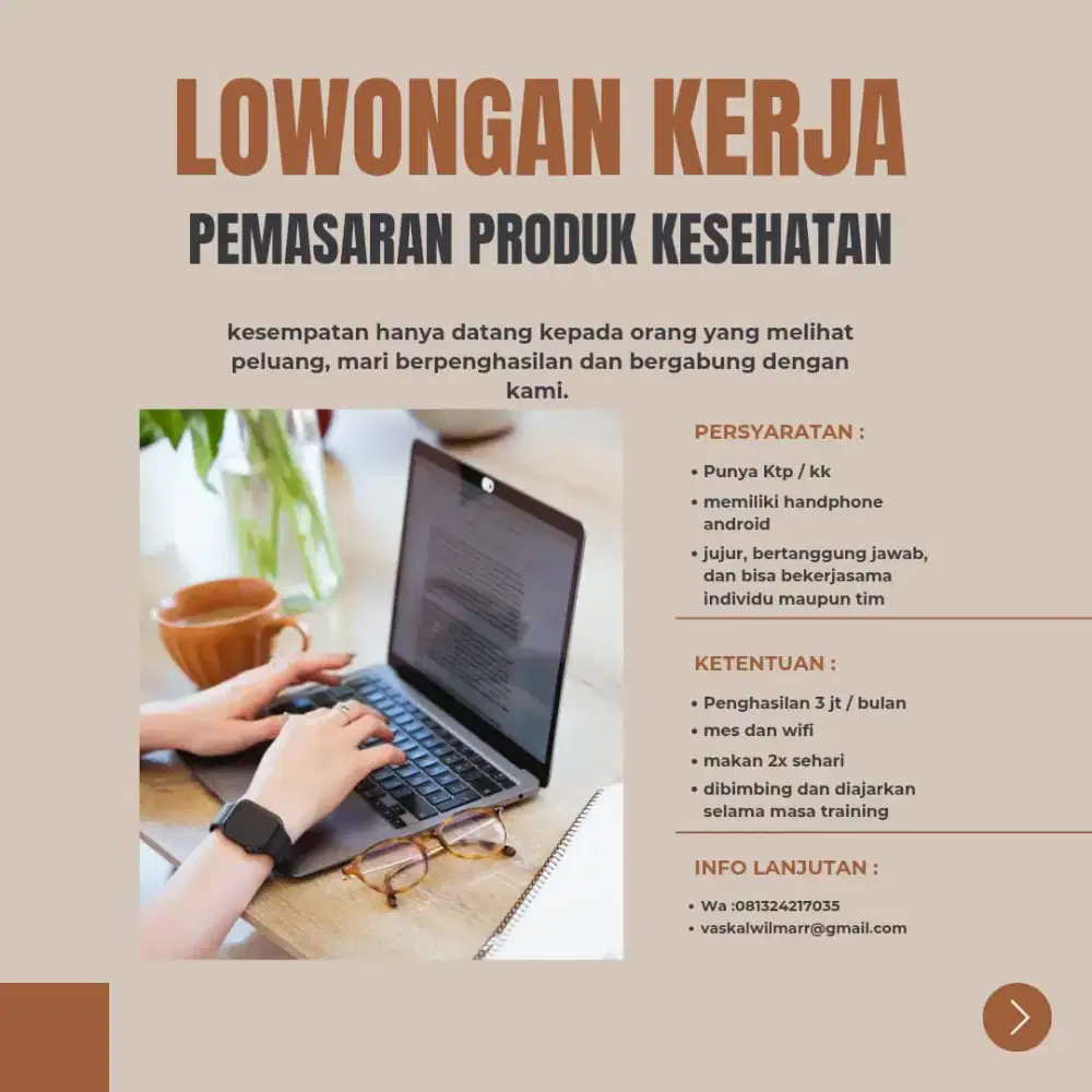 Lowongan Kerja Cowo