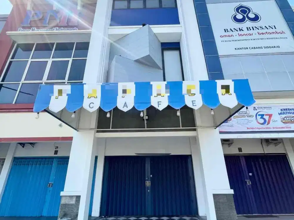 raya taman asri jual ruko ex resto cafe kekinian strategis nol jalan raya include interior mewah lengkap furnished dan kitchen untilities